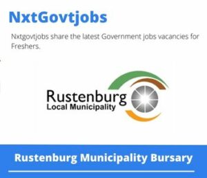 Rustenburg Municipality Bursary