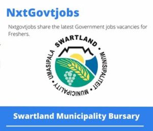 Swartland Municipality Bursary
