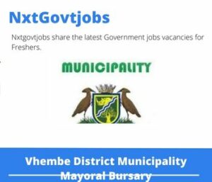 Vhembe District Municipality Mayoral Bursary