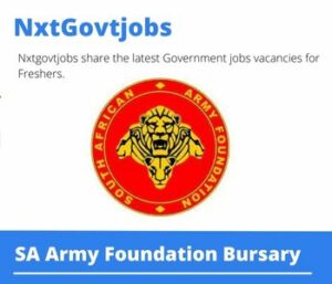 SA Army Foundation Bursary