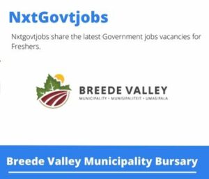 Breede Valley Municipality Bursary
