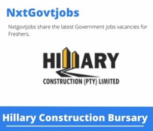 Hillary Construction Bursary