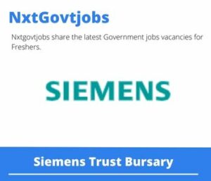 Siemens Trust Bursary